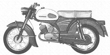 Zndapp-Ersatzteilliste Typ 514-320 KS100 Motorrad